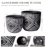 decorative indoor flower pots - size